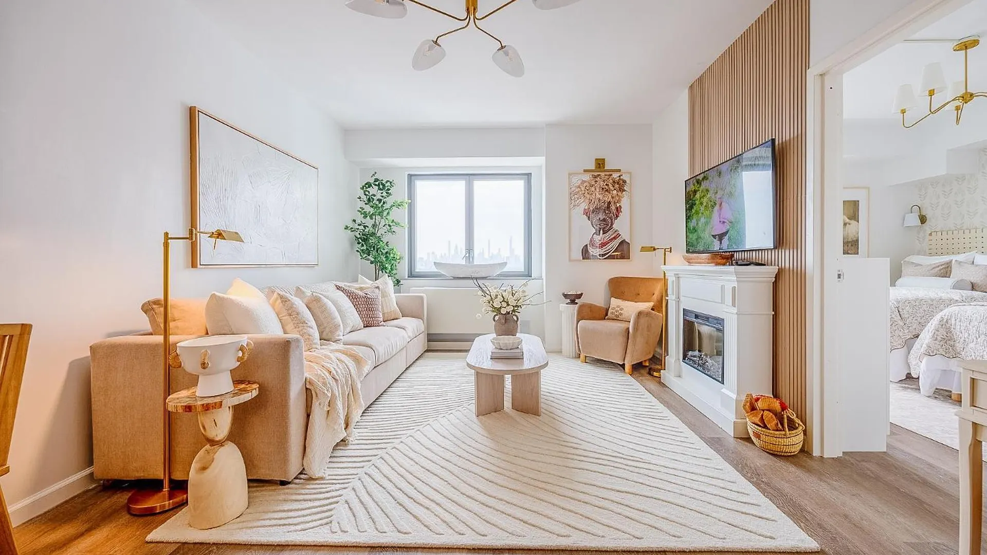 Skyline Spectacle Modern Designer Studio With Panoramic Nyc Views Apartment New York