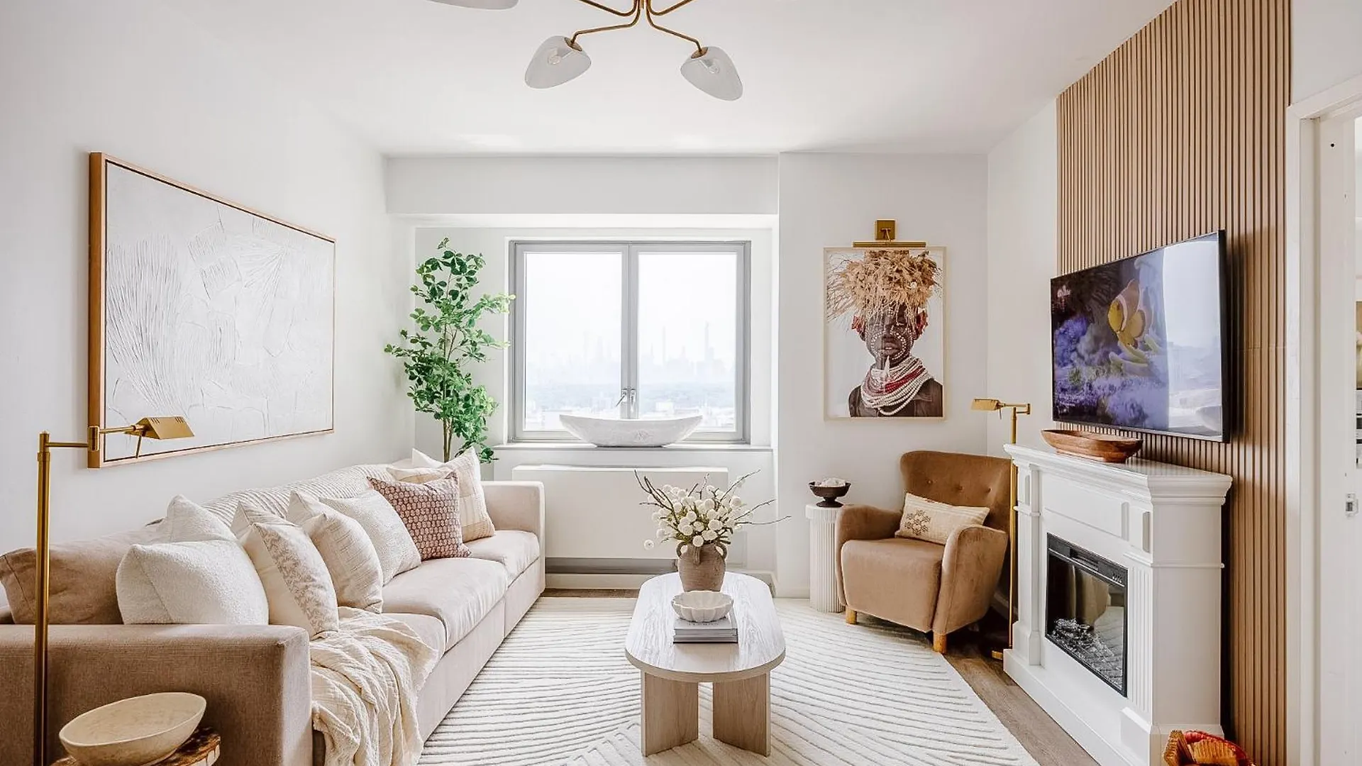 Skyline Spectacle Modern Designer Studio With Panoramic Nyc Views Apartment New York